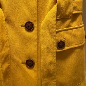 Yellow Via Spiga Trench Coat